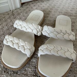 Dolce Vita sandals, perfect for summer. White/cream.